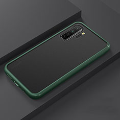 Silikon Hülle Handyhülle und Kunststoff Schutzhülle Tasche R01 für Huawei P40 Lite 5G Grün