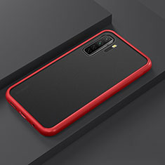 Silikon Hülle Handyhülle und Kunststoff Schutzhülle Tasche R01 für Huawei P40 Lite 5G Rot