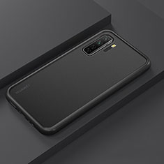 Silikon Hülle Handyhülle und Kunststoff Schutzhülle Tasche R01 für Huawei P40 Lite 5G Schwarz