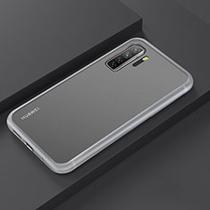Silikon Hülle Handyhülle und Kunststoff Schutzhülle Tasche R01 für Huawei P40 Lite 5G Weiß