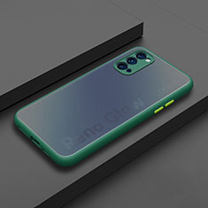 Silikon Hülle Handyhülle und Kunststoff Schutzhülle Tasche R01 für Oppo Reno4 Pro 5G Grün