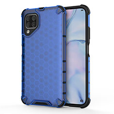 Silikon Hülle Handyhülle und Kunststoff Schutzhülle Tasche R02 für Huawei Nova 7i Blau