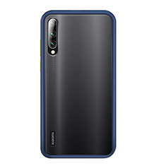 Silikon Hülle Handyhülle und Kunststoff Schutzhülle Tasche R02 für Xiaomi Mi A3 Blau