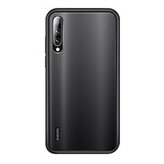 Silikon Hülle Handyhülle und Kunststoff Schutzhülle Tasche R02 für Xiaomi Mi A3 Schwarz