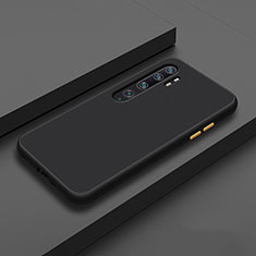 Silikon Hülle Handyhülle und Kunststoff Schutzhülle Tasche R02 für Xiaomi Mi Note 10 Schwarz