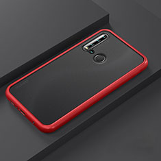 Silikon Hülle Handyhülle und Kunststoff Schutzhülle Tasche R03 für Huawei P20 Lite (2019) Rot
