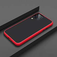 Silikon Hülle Handyhülle und Kunststoff Schutzhülle Tasche U01 für Huawei Nova 6 SE Rot