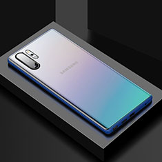 Silikon Hülle Handyhülle und Kunststoff Schutzhülle Tasche U02 für Samsung Galaxy Note 10 Plus Blau