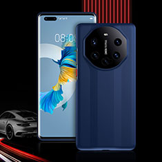 Silikon Hülle Handyhülle und Kunststoff Schutzhülle Tasche Vorder und Rückseite 360 Grad Ganzkörper R01 für Huawei Mate 40 Pro+ Plus Blau