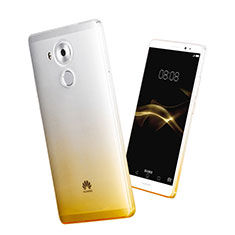 Silikon Hülle Ultra Dünn Schutzhülle Durchsichtig Farbverlauf für Huawei Mate 8 Gelb