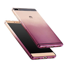 Silikon Hülle Ultra Dünn Schutzhülle Durchsichtig Farbverlauf für Huawei P8 Violett