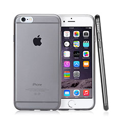 Silikon Hülle Ultra Dünn Schutzhülle Durchsichtig Transparent für Apple iPhone 6 Grau