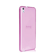Silikon Hülle Ultra Dünn Schutzhülle Durchsichtig Transparent für HTC Desire 816 Rosa