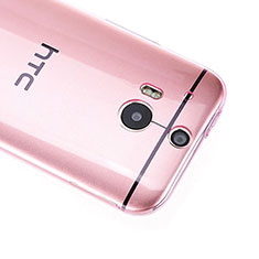 Silikon Hülle Ultra Dünn Schutzhülle Durchsichtig Transparent für HTC One M8 Rosa