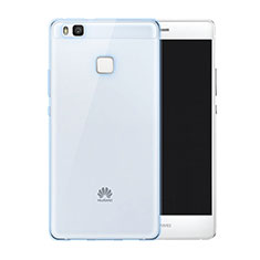 Silikon Hülle Ultra Dünn Schutzhülle Durchsichtig Transparent für Huawei G9 Lite Blau