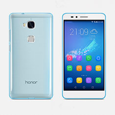 Silikon Hülle Ultra Dünn Schutzhülle Durchsichtig Transparent für Huawei GR5 Blau