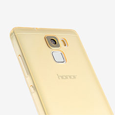 Silikon Hülle Ultra Dünn Schutzhülle Durchsichtig Transparent für Huawei Honor 7 Dual SIM Gold