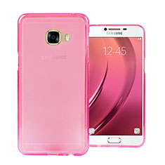 Silikon Hülle Ultra Dünn Schutzhülle Durchsichtig Transparent für Samsung Galaxy C5 SM-C5000 Rosa