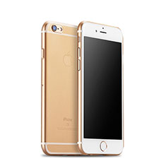 Silikon Hülle Ultra Dünn Schutzhülle Durchsichtig Transparent Matt für Apple iPhone 6S Plus Gold