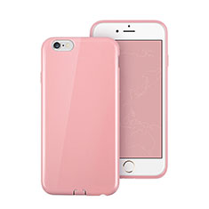 Silikon Schutzhülle Gummi Tasche für Apple iPhone 6S Plus Rosa