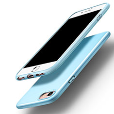 Silikon Schutzhülle Gummi Tasche für Apple iPhone SE3 (2022) Hellblau