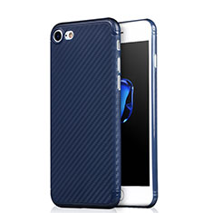 Silikon Schutzhülle Gummi Tasche Köper Z01 für Apple iPhone SE (2020) Blau