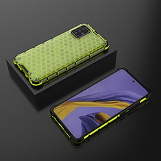 Silikon Schutzhülle Rahmen Tasche Hülle Durchsichtig Transparent 360 Grad Ganzkörper AM2 für Samsung Galaxy A51 5G Grün