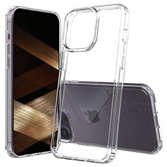 Silikon Schutzhülle Rahmen Tasche Hülle Durchsichtig Transparent 360 Grad Ganzkörper ZJ2 für Apple iPhone 13 Pro Max Klar