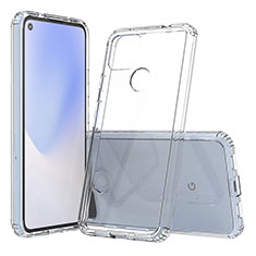 Silikon Schutzhülle Rahmen Tasche Hülle Durchsichtig Transparent 360 Grad Ganzkörper ZJ5 für Google Pixel 5 XL 5G Klar