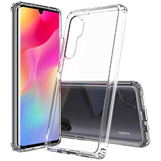 Silikon Schutzhülle Rahmen Tasche Hülle Durchsichtig Transparent 360 Grad Ganzkörper ZJ5 für Xiaomi Mi Note 10 Lite Klar