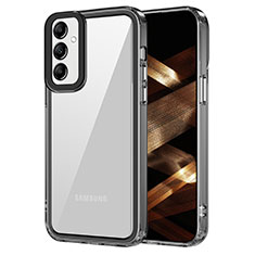 Silikon Schutzhülle Rahmen Tasche Hülle Durchsichtig Transparent AC1 für Samsung Galaxy A14 5G Schwarz