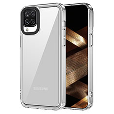 Silikon Schutzhülle Rahmen Tasche Hülle Durchsichtig Transparent AC1 für Samsung Galaxy F12 Klar