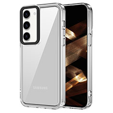 Silikon Schutzhülle Rahmen Tasche Hülle Durchsichtig Transparent AC1 für Samsung Galaxy S22 5G Klar