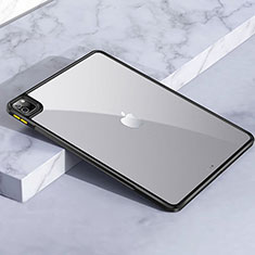 Silikon Schutzhülle Rahmen Tasche Hülle Durchsichtig Transparent für Apple iPad Pro 11 (2020) Schwarz