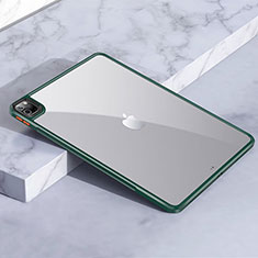 Silikon Schutzhülle Rahmen Tasche Hülle Durchsichtig Transparent für Apple iPad Pro 12.9 (2020) Grün