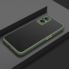 Silikon Schutzhülle Rahmen Tasche Hülle Durchsichtig Transparent für OnePlus Nord N20 5G Armee-Grün