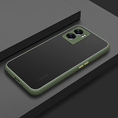 Silikon Schutzhülle Rahmen Tasche Hülle Durchsichtig Transparent für OnePlus Nord N300 5G Armee-Grün