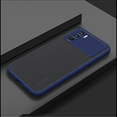 Silikon Schutzhülle Rahmen Tasche Hülle Durchsichtig Transparent für Oppo K9 Pro 5G Blau