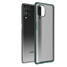 Silikon Schutzhülle Rahmen Tasche Hülle Durchsichtig Transparent für Samsung Galaxy F62 5G Grün