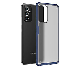 Silikon Schutzhülle Rahmen Tasche Hülle Durchsichtig Transparent für Samsung Galaxy M54 5G Blau