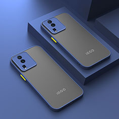 Silikon Schutzhülle Rahmen Tasche Hülle Durchsichtig Transparent für Vivo iQOO Neo7 5G Blau