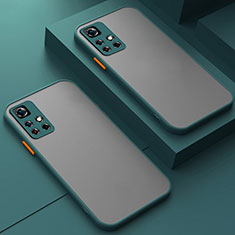 Silikon Schutzhülle Rahmen Tasche Hülle Durchsichtig Transparent für Xiaomi Redmi Note 11 4G (2021) Grün