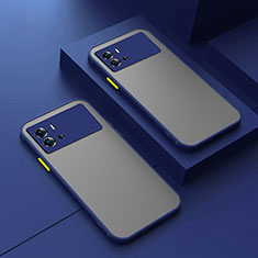 Silikon Schutzhülle Rahmen Tasche Hülle Durchsichtig Transparent M01 für Vivo iQOO 9 Pro 5G Blau