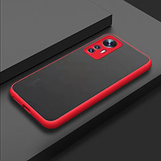 Silikon Schutzhülle Rahmen Tasche Hülle Durchsichtig Transparent M02 für Xiaomi Mi 12S Pro 5G Rot