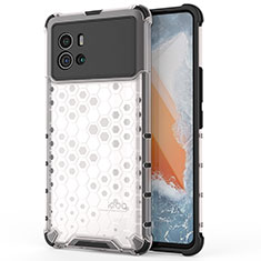 Silikon Schutzhülle Rahmen Tasche Hülle Durchsichtig Transparent M04 für Vivo iQOO 9 Pro 5G Weiß