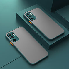 Silikon Schutzhülle Rahmen Tasche Hülle Durchsichtig Transparent P01 für Xiaomi POCO M3 Pro 5G Grün