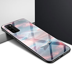 Silikon Schutzhülle Rahmen Tasche Hülle Durchsichtig Transparent Spiegel für Huawei Honor 30 Lite 5G Braun