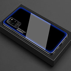 Silikon Schutzhülle Rahmen Tasche Hülle Durchsichtig Transparent Spiegel für Huawei Honor Play4 Pro 5G Blau