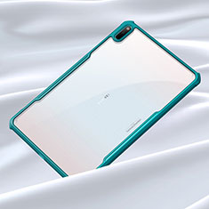 Silikon Schutzhülle Rahmen Tasche Hülle Durchsichtig Transparent Spiegel für Huawei MatePad Cyan