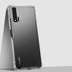 Silikon Schutzhülle Rahmen Tasche Hülle Durchsichtig Transparent Spiegel H02 für Huawei Nova 6 Klar